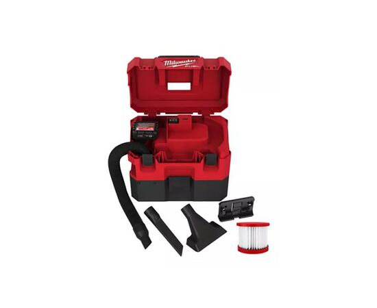 Пылесос строительный Milwaukee M12 FVCL-0 (без АКБ и ЗУ) (4933478186), изображение 3 Пылесос строительный Milwaukee M12 FVCL-0 (без АКБ и ЗУ) (4933478186), изображение 3