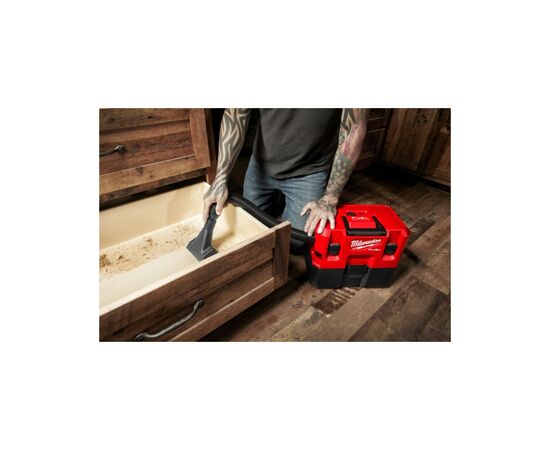 Пылесос строительный Milwaukee M12 FVCL-0 (без АКБ и ЗУ) (4933478186), изображение 7 Пылесос строительный Milwaukee M12 FVCL-0 (без АКБ и ЗУ) (4933478186), изображение 7