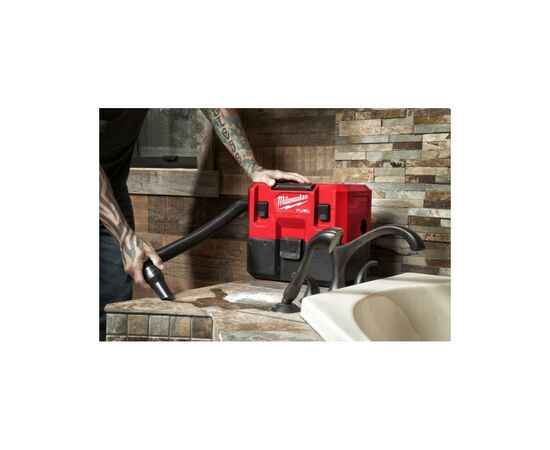 Пылесос строительный Milwaukee M12 FVCL-0 (без АКБ и ЗУ) (4933478186), изображение 9 Пылесос строительный Milwaukee M12 FVCL-0 (без АКБ и ЗУ) (4933478186), изображение 9