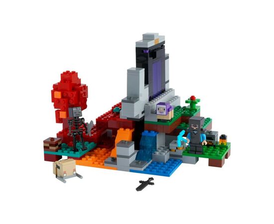 Конструктор LEGO Minecraft Разрушенный портал 316 деталей (21172), изображение 3 Конструктор LEGO Minecraft Разрушенный портал 316 деталей (21172), изображение 3