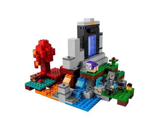 Конструктор LEGO Minecraft Разрушенный портал 316 деталей (21172), изображение 4 Конструктор LEGO Minecraft Разрушенный портал 316 деталей (21172), изображение 4