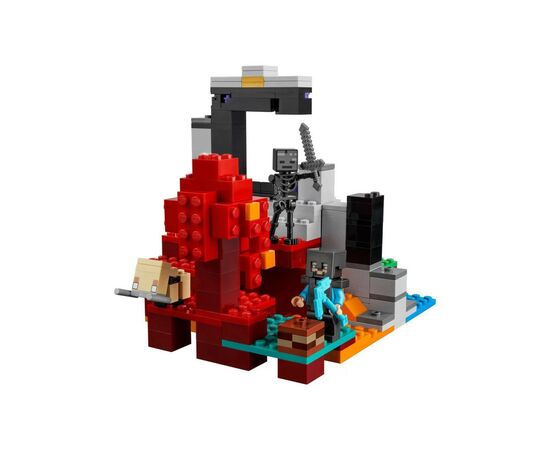 Конструктор LEGO Minecraft Разрушенный портал 316 деталей (21172), изображение 6 Конструктор LEGO Minecraft Разрушенный портал 316 деталей (21172), изображение 6