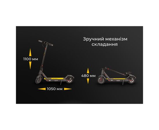 Электросамокат Gemix GM6 Dark Grey (GM6DG), изображение 10 Электросамокат Gemix GM6 Dark Grey (GM6DG), изображение 10