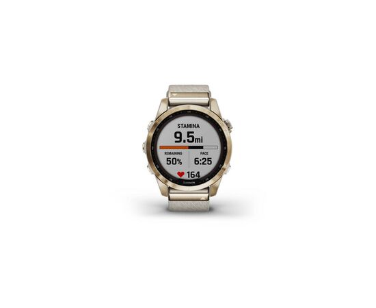 Смарт-часы Garmin fenix 7S,Sapph Sol, Cream Gold Ti w/Cream Nylon, GPS (010-02539-39), изображение 6 Смарт-часы Garmin fenix 7S,Sapph Sol, Cream Gold Ti w/Cream Nylon, GPS (010-02539-39), изображение 6