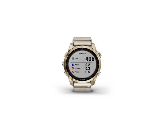 Смарт-часы Garmin fenix 7S,Sapph Sol, Cream Gold Ti w/Cream Nylon, GPS (010-02539-39), изображение 8 Смарт-часы Garmin fenix 7S,Sapph Sol, Cream Gold Ti w/Cream Nylon, GPS (010-02539-39), изображение 8
