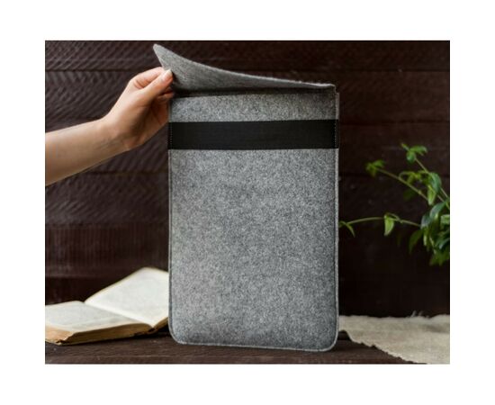 Чехол для ноутбука Gmakin 14 Macbook Pro, vertical, Light Gray (GM16-14), изображение 11 Чехол для ноутбука Gmakin 14 Macbook Pro, vertical, Light Gray (GM16-14), изображение 11
