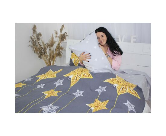 Постільна білизна MirSon Бязь Ranforce Elite 17-0422 Golden Star 110х140 (2200004664545), зображення 4