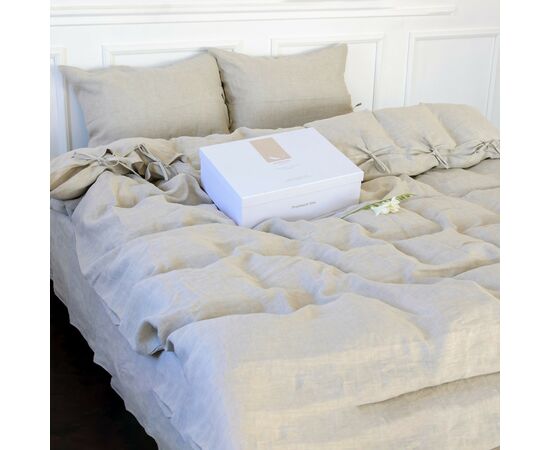 Постільна білизна MirSon Лен Grey sky 143х210х2 (2200005371473), зображення 12 Постільна білизна MirSon Лен Grey sky 143х210х2 (2200005371473), зображення 12