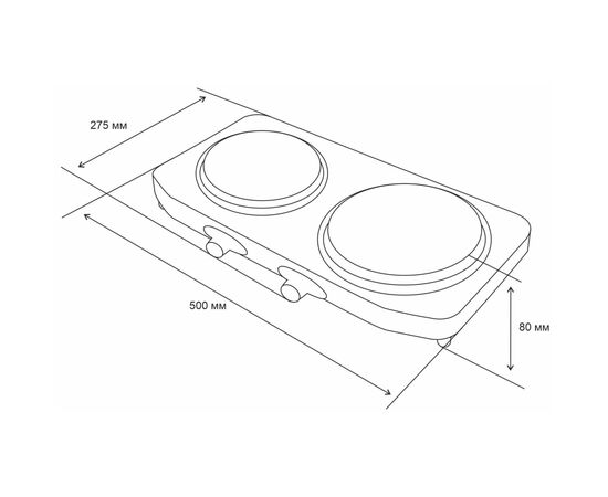 Настольная плита Jantar TSF 02 WH H, изображение 11 Настольная плита Jantar TSF 02 WH H, изображение 11