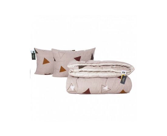 Одеяло MirSon Набор антиаллергенный BamBoo Зима №3035 Color Fun Line Geometry +2 подушки средние 140х205+2х50х (2200004814438)
