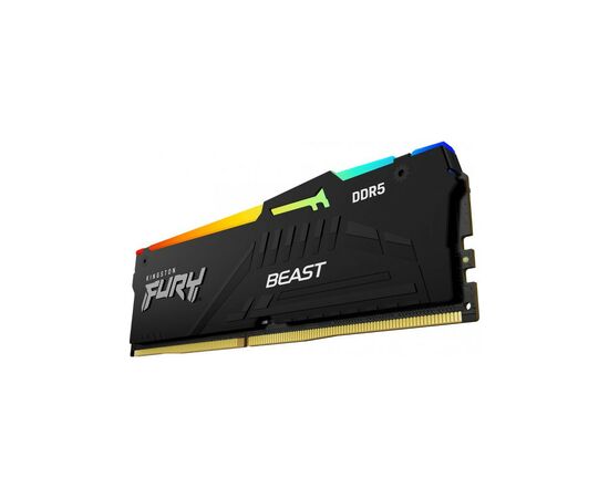 Модуль памяти для компьютера DDR5 32GB (2x16GB) 5200 MHz Beast RGB XMP Kingston Fury (ex.HyperX) (KF552C40BBAK2-32), изображение 2 Модуль памяти для компьютера DDR5 32GB (2x16GB) 5200 MHz Beast RGB XMP Kingston Fury (ex.HyperX) (KF552C40BBAK2-32), изображение 2