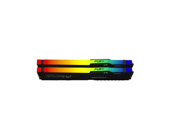 Модуль памяти для компьютера DDR5 32GB (2x16GB) 5200 MHz Beast RGB XMP Kingston Fury (ex.HyperX) (KF552C40BBAK2-32), изображение 3 Модуль памяти для компьютера DDR5 32GB (2x16GB) 5200 MHz Beast RGB XMP Kingston Fury (ex.HyperX) (KF552C40BBAK2-32), изображение 3