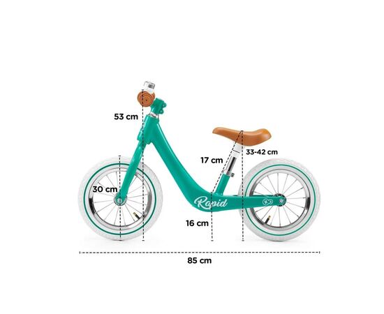Беговел Kinderkraft Rapid Midnight Green (KKRRAPIGRE0000) (5902533913701), изображение 7 Беговел Kinderkraft Rapid Midnight Green (KKRRAPIGRE0000) (5902533913701), изображение 7