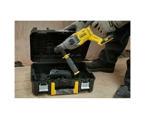 Перфоратор Stanley SDS-Plus,18 В, 2.0 Дж, 3 режима (SFMCH900B), изображение 4 Перфоратор Stanley SDS-Plus,18 В, 2.0 Дж, 3 режима (SFMCH900B), изображение 4