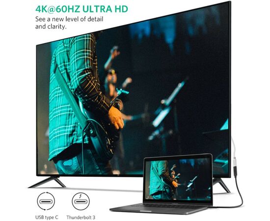 Дата кабель USB 3.1Gen2 Type-C to Type-C 1.0m 100W US353 Black Ugreen (10387), изображение 5 Дата кабель USB 3.1Gen2 Type-C to Type-C 1.0m 100W US353 Black Ugreen (10387), изображение 5