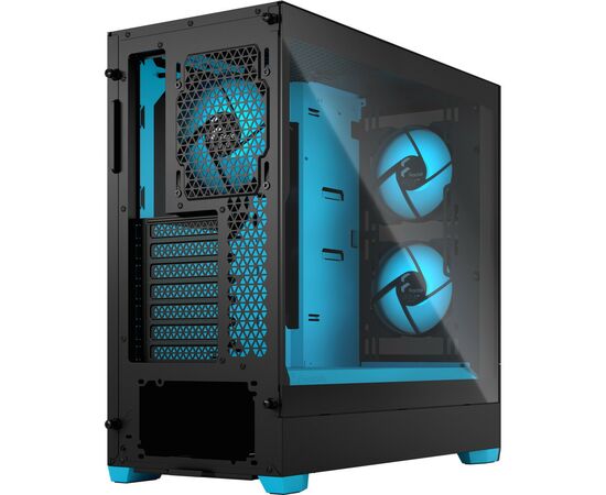 Корпус Fractal Design Pop Air RGB Cyan Core TG (FD-C-POR1A-02), изображение 4 Корпус Fractal Design Pop Air RGB Cyan Core TG (FD-C-POR1A-02), изображение 4