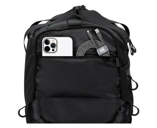 Сумка дорожная RivaCase 35 л Чорна (5331 (Black)), изображение 6 Сумка дорожная RivaCase 35 л Чорна (5331 (Black)), изображение 6