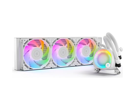 Система водяного охолодження Ekwb EK-Nucleus AIO CR360 Lux D-RGB - White (3831109897850)
