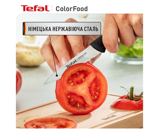 Набор ножей Tefal ColorFood 3 предмети (K2733S04), изображение 4 Набор ножей Tefal ColorFood 3 предмети (K2733S04), изображение 4