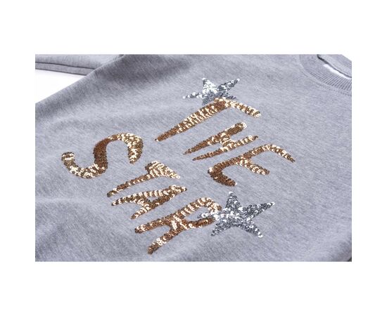 Набор детской одежды Breeze "The star" с пайетками (9679-140G-gray), изображение 8