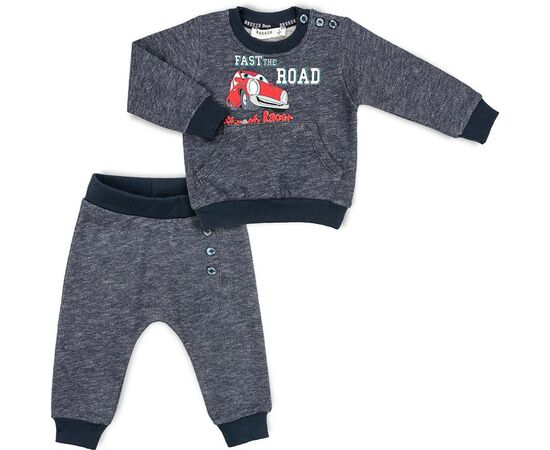 Набір дитячого одягу Breeze "Fast the road" (9527-86B-blue)