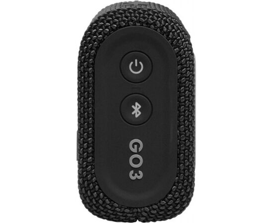 Акустична система JBL Go 3 Black (JBLGO3BLK), зображення 7 Акустична система JBL Go 3 Black (JBLGO3BLK), зображення 7