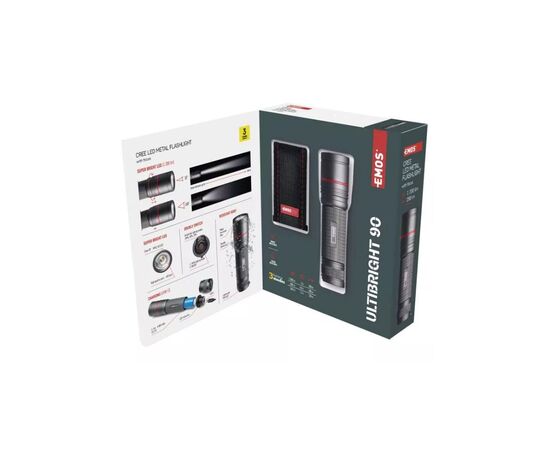 Фонарь EMOS P3190 1200Lm Li-ion Metal (P3190), изображение 10 Фонарь EMOS P3190 1200Lm Li-ion Metal (P3190), изображение 10