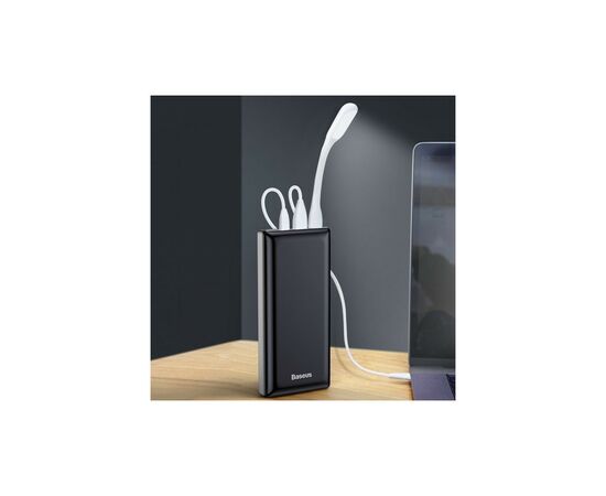 Батарея универсальная Baseus Mini JA Fast charge 3A 30000mAh Black (PPJAN-C01), изображение 12 Батарея универсальная Baseus Mini JA Fast charge 3A 30000mAh Black (PPJAN-C01), изображение 12