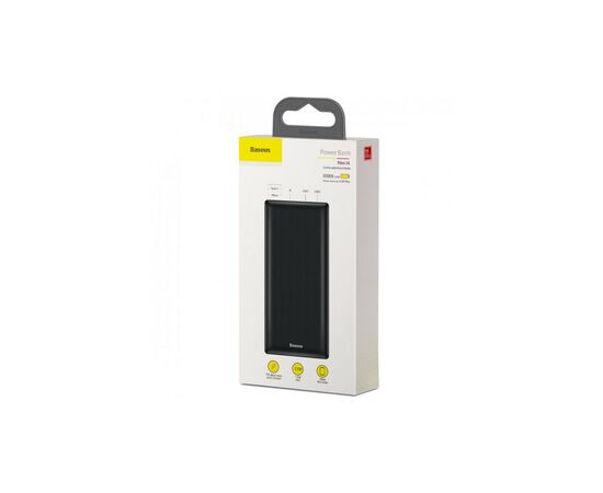 Батарея универсальная Baseus Mini JA Fast charge 3A 30000mAh Black (PPJAN-C01), изображение 8 Батарея универсальная Baseus Mini JA Fast charge 3A 30000mAh Black (PPJAN-C01), изображение 8