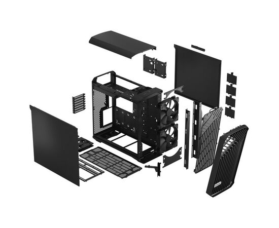 Корпус Fractal Design Torrent Black Solid (FD-C-TOR1A-05), изображение 11 Корпус Fractal Design Torrent Black Solid (FD-C-TOR1A-05), изображение 11