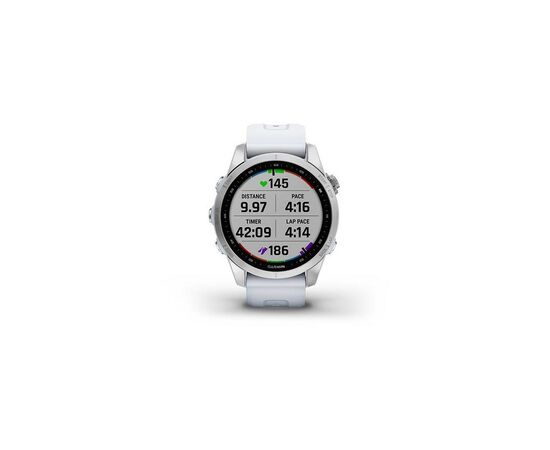 Смарт-часы Garmin fenix 7S Stainless Steel w/Whitestone Band, GPS (010-02539-03), изображение 8 Смарт-часы Garmin fenix 7S Stainless Steel w/Whitestone Band, GPS (010-02539-03), изображение 8