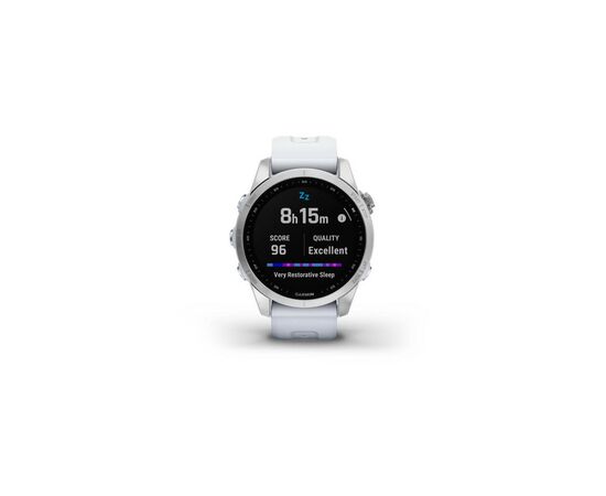 Смарт-часы Garmin fenix 7S Stainless Steel w/Whitestone Band, GPS (010-02539-03), изображение 9 Смарт-часы Garmin fenix 7S Stainless Steel w/Whitestone Band, GPS (010-02539-03), изображение 9