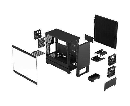 Корпус Fractal Design Pop Silent Black TG Clear Tint (FD-C-POS1A-02), изображение 12 Корпус Fractal Design Pop Silent Black TG Clear Tint (FD-C-POS1A-02), изображение 12
