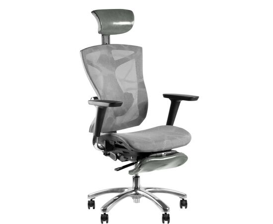 Крісло ігрове Barsky Game Mesh Grey (GM-02)