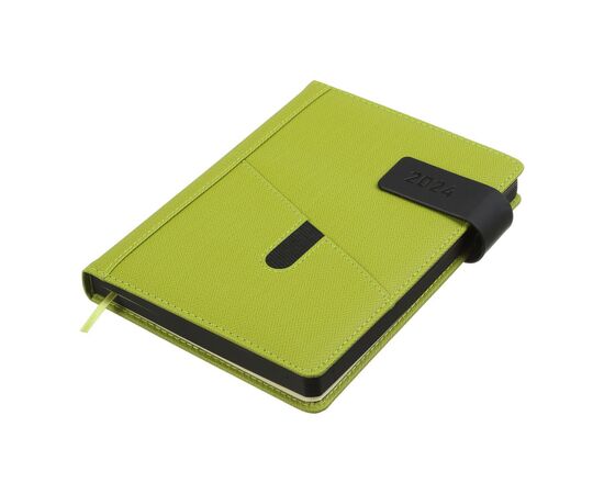 Еженедельник Buromax датированный 2024 GALAXY, А5 зеленый (BM.2123-04), изображение 2 Еженедельник Buromax датированный 2024 GALAXY, А5 зеленый (BM.2123-04), изображение 2