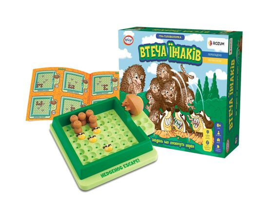 Настольная игра Rozum Побег Еж (R003UA), изображение 2 Настольная игра Rozum Побег Еж (R003UA), изображение 2