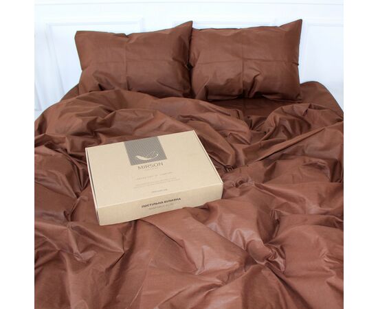 Постельное белье MirSon Ranforce Elite 19-1217 Chocolate perla 200х220 (2200004679297)