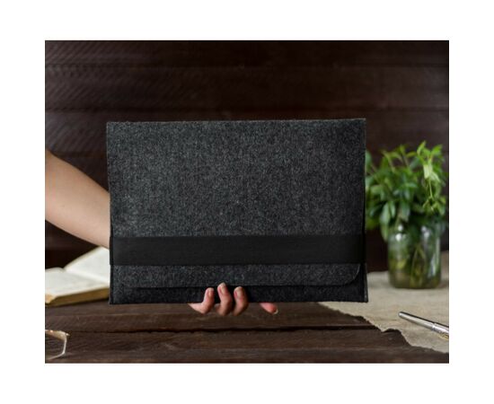 Чехол для ноутбука Gmakin 14 Macbook Pro, horizontal, Dark Gray (GM14-14), изображение 10 Чехол для ноутбука Gmakin 14 Macbook Pro, horizontal, Dark Gray (GM14-14), изображение 10