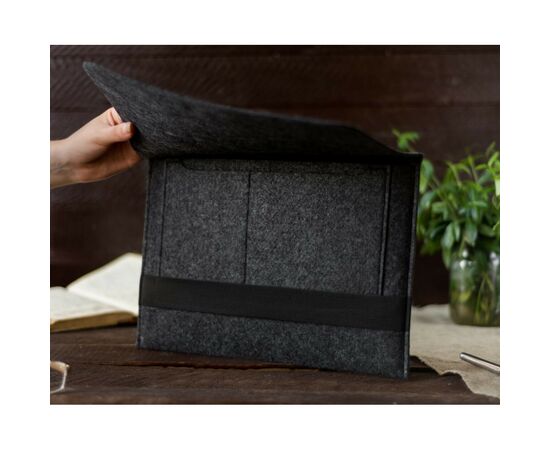 Чехол для ноутбука Gmakin 14 Macbook Pro, horizontal, Dark Gray (GM14-14), изображение 11 Чехол для ноутбука Gmakin 14 Macbook Pro, horizontal, Dark Gray (GM14-14), изображение 11