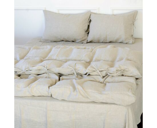 Постільна білизна MirSon Лен Grey sky 200х220 (2200005371411), зображення 2