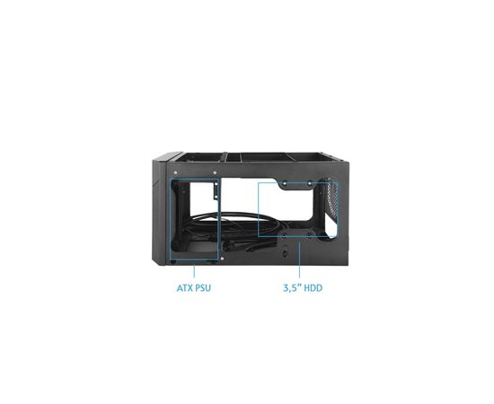 Корпус Chieftec PRO CUBE MINI (CN-01B-OP), зображення 4 Корпус Chieftec PRO CUBE MINI (CN-01B-OP), зображення 4
