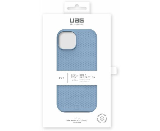 Чехол для моб. телефона Uag [U] Apple iPhone 14 Dot Magsafe, Cerulean (114080315858), изображение 12