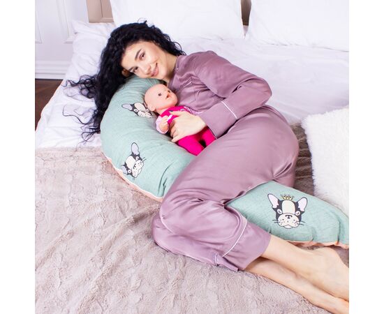 Подушка MirSon для беременных и кормления №8334 Print Line 17-0356 Burkina Faso Бязь 30х170х20 см (2200006200598), изображение 4 Подушка MirSon для беременных и кормления №8334 Print Line 17-0356 Burkina Faso Бязь 30х170х20 см (2200006200598), изображение 4