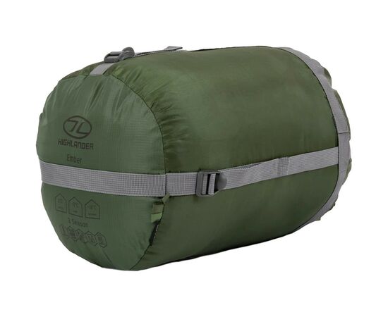 Спальный мешок Highlander Phoenix Ember 250/-3C Olive Green Left (SB243-OG) (929694), изображение 10 Спальный мешок Highlander Phoenix Ember 250/-3C Olive Green Left (SB243-OG) (929694), изображение 10