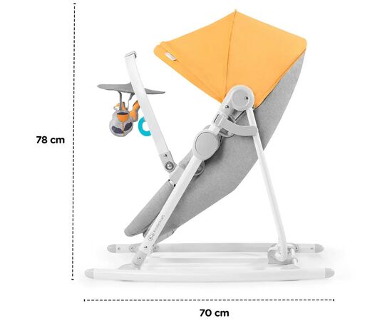 Кресло-качалка Kinderkraft 5 в 1 Nola Forest Yellow (5902533917716), изображение 11 Кресло-качалка Kinderkraft 5 в 1 Nola Forest Yellow (5902533917716), изображение 11