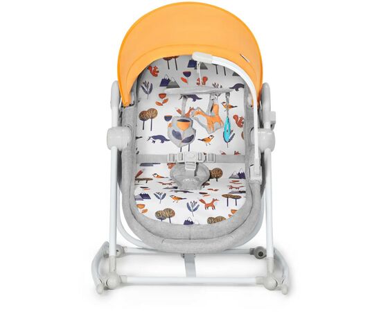 Кресло-качалка Kinderkraft 5 в 1 Nola Forest Yellow (5902533917716), изображение 3 Кресло-качалка Kinderkraft 5 в 1 Nola Forest Yellow (5902533917716), изображение 3