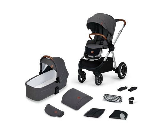 Коляска Kinderkraft 2 в 1 Everyday Dark Gray (KSEVER00DGR2000) (5902533917570), изображение 2 Коляска Kinderkraft 2 в 1 Everyday Dark Gray (KSEVER00DGR2000) (5902533917570), изображение 2