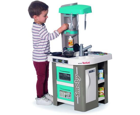 Игровой набор Smoby Интерактивная кухня Тефаль Студио с эффектом кипения 28 аксессуаров (311051), изображение 4 Игровой набор Smoby Интерактивная кухня Тефаль Студио с эффектом кипения 28 аксессуаров (311051), изображение 4