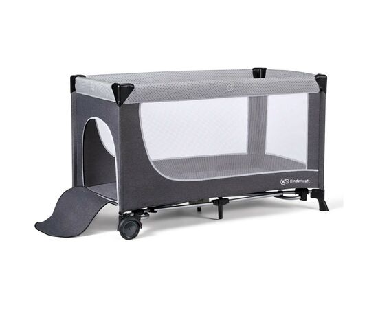 Детский манеж Kinderkraft кровать Leody с пеленатором Grey (5902533917952), изображение 5 Детский манеж Kinderkraft кровать Leody с пеленатором Grey (5902533917952), изображение 5