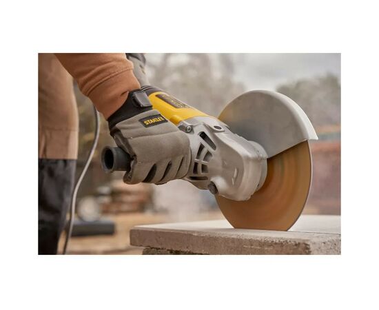 Шліфувальна машина Stanley FatMax, 2000W, 6500 об/хв, d=230 мм, 5.2 кг (FMEG232), зображення 3